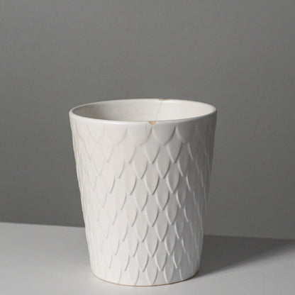 Timeless | White Lattice Planter - 5"