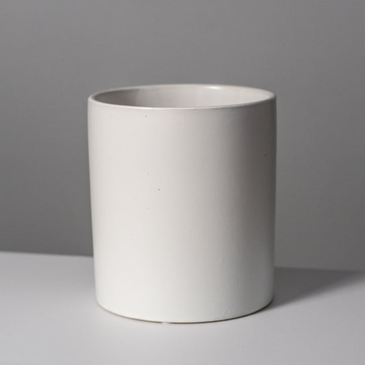 Timeless | Modern White Planter - 6"