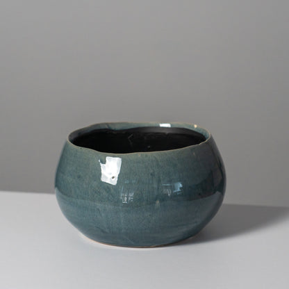 Nautical | Stone Blue Planter - 6"