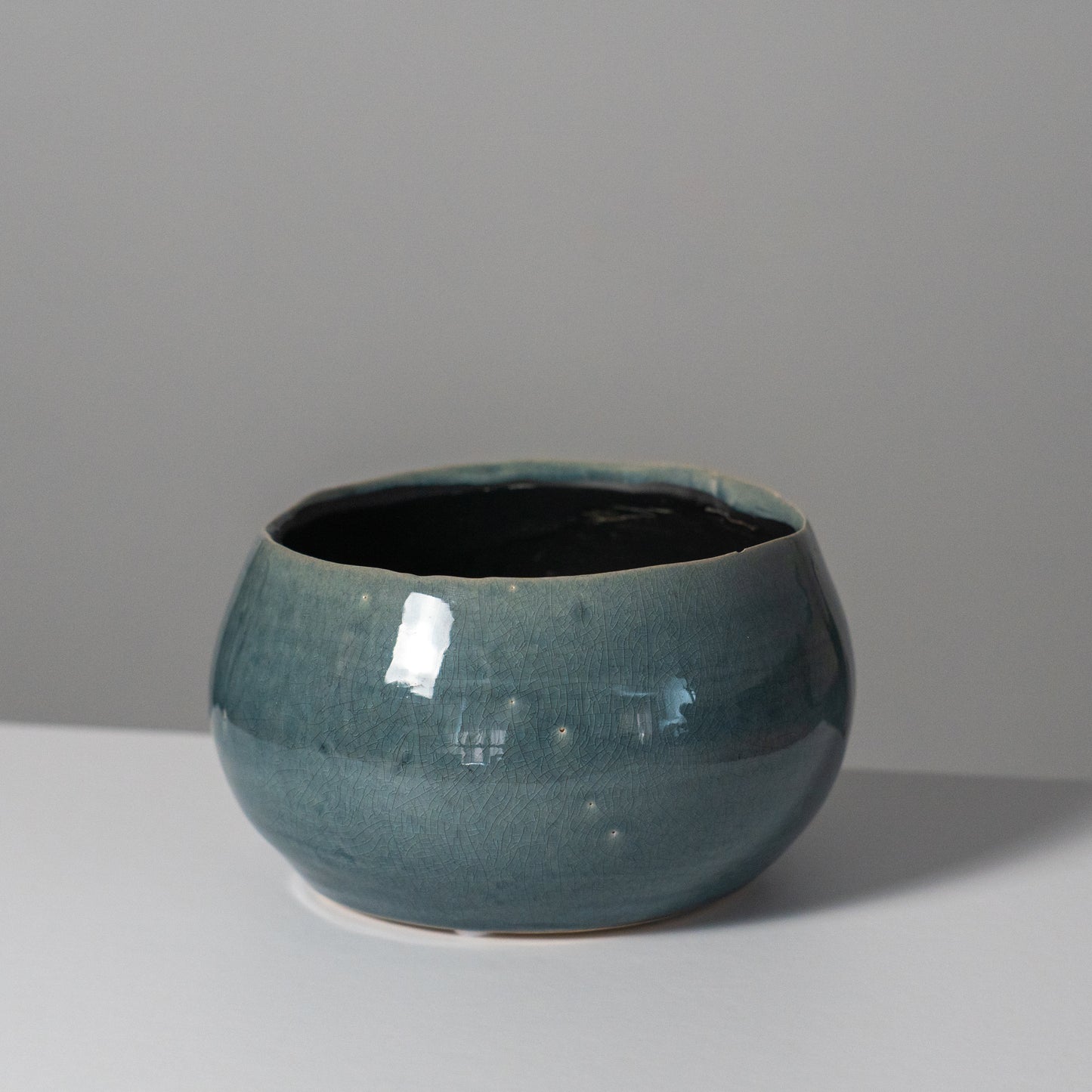 Nautical | Stone Blue Planter - 6"